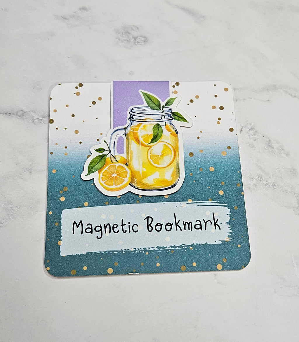 Sip & Read Lemonade Magnetic Bookmark