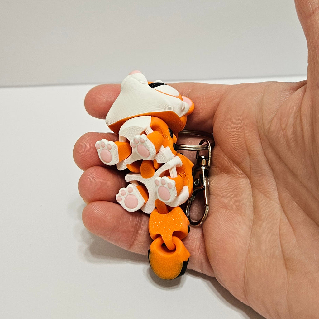 Large Flexi Animal Keychains