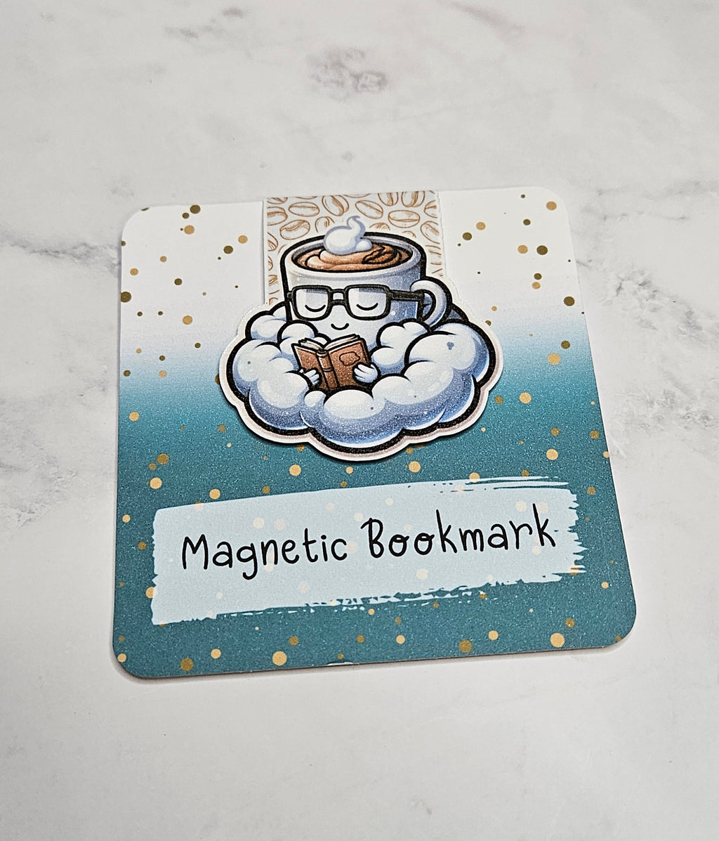 Dreamy Coffee Cloud Magnetic Bookmark