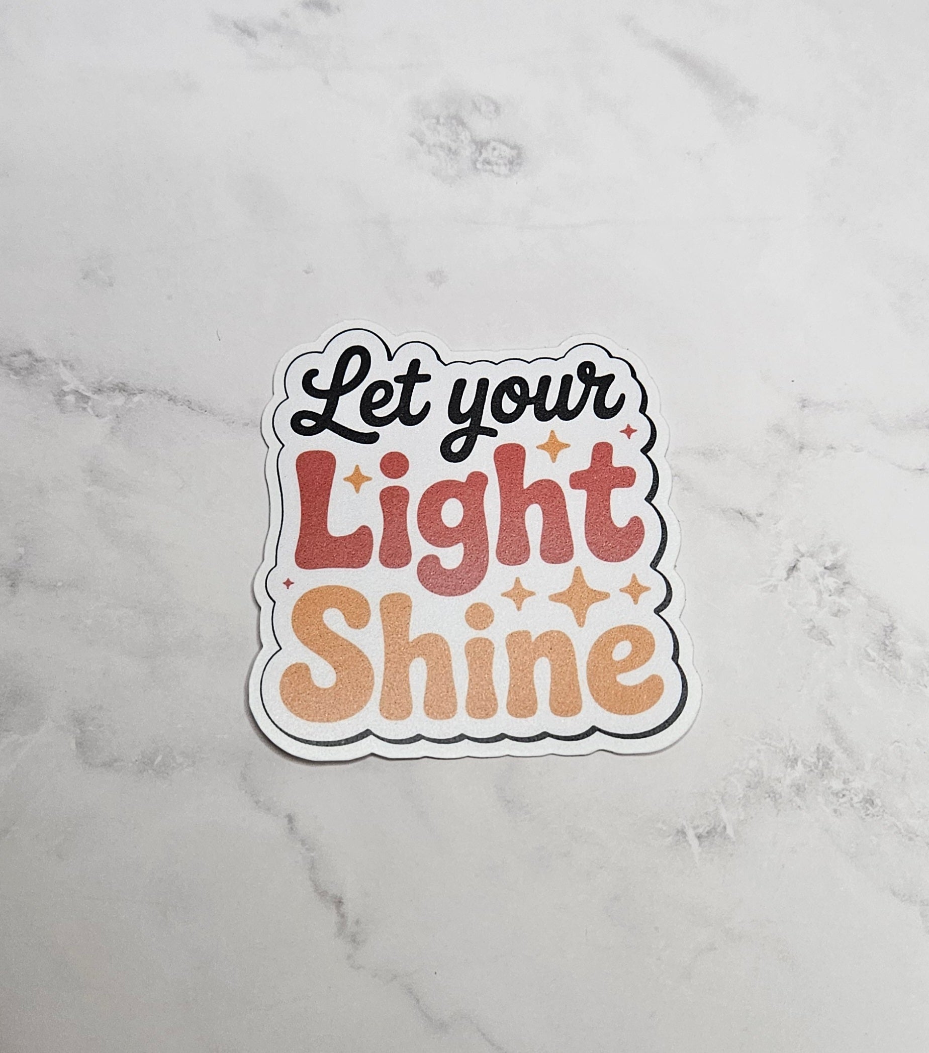 Let Your Light Shine Vinyl Sticker