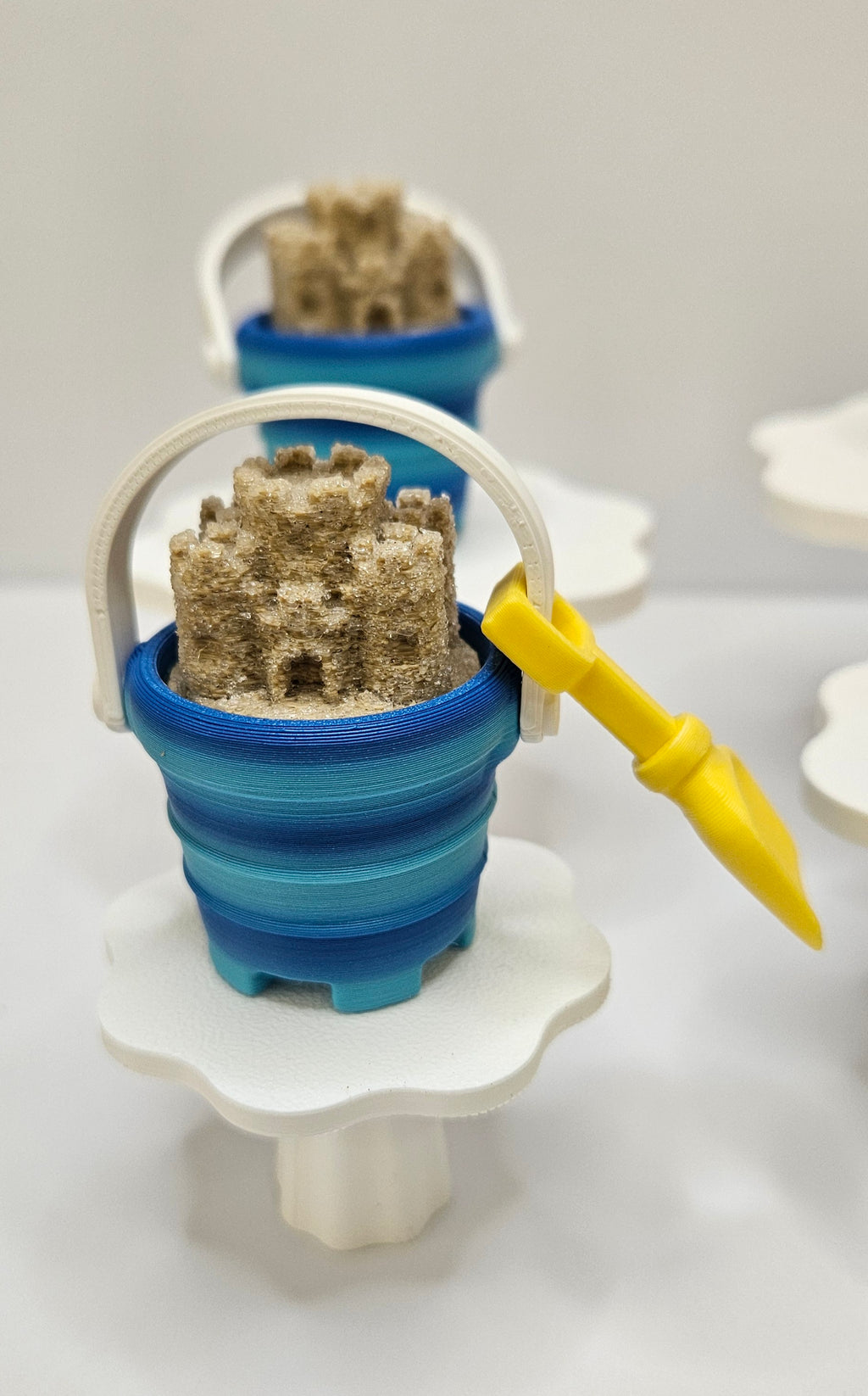Sand Castle Bucket Clicker Keychain