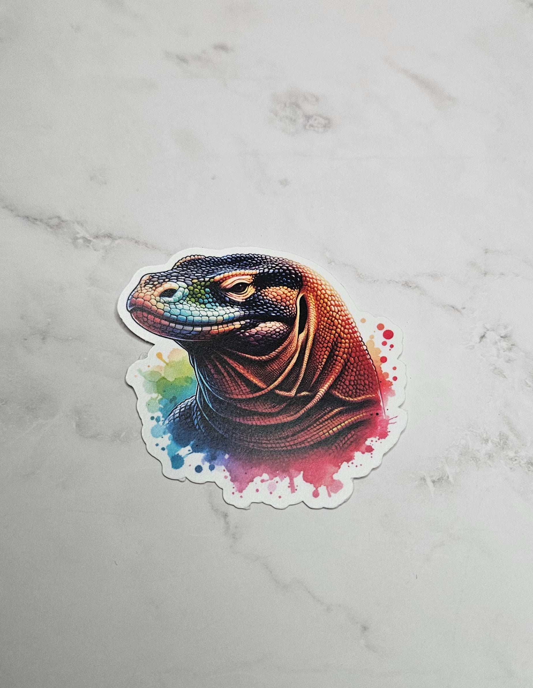 Colorful Komodo Vinyl Sticker