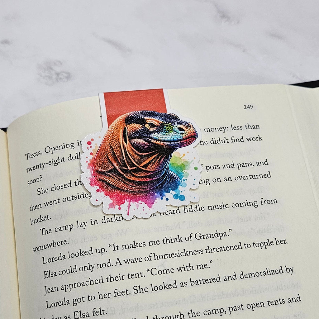 Colorful Komodo Magnetic Bookmark