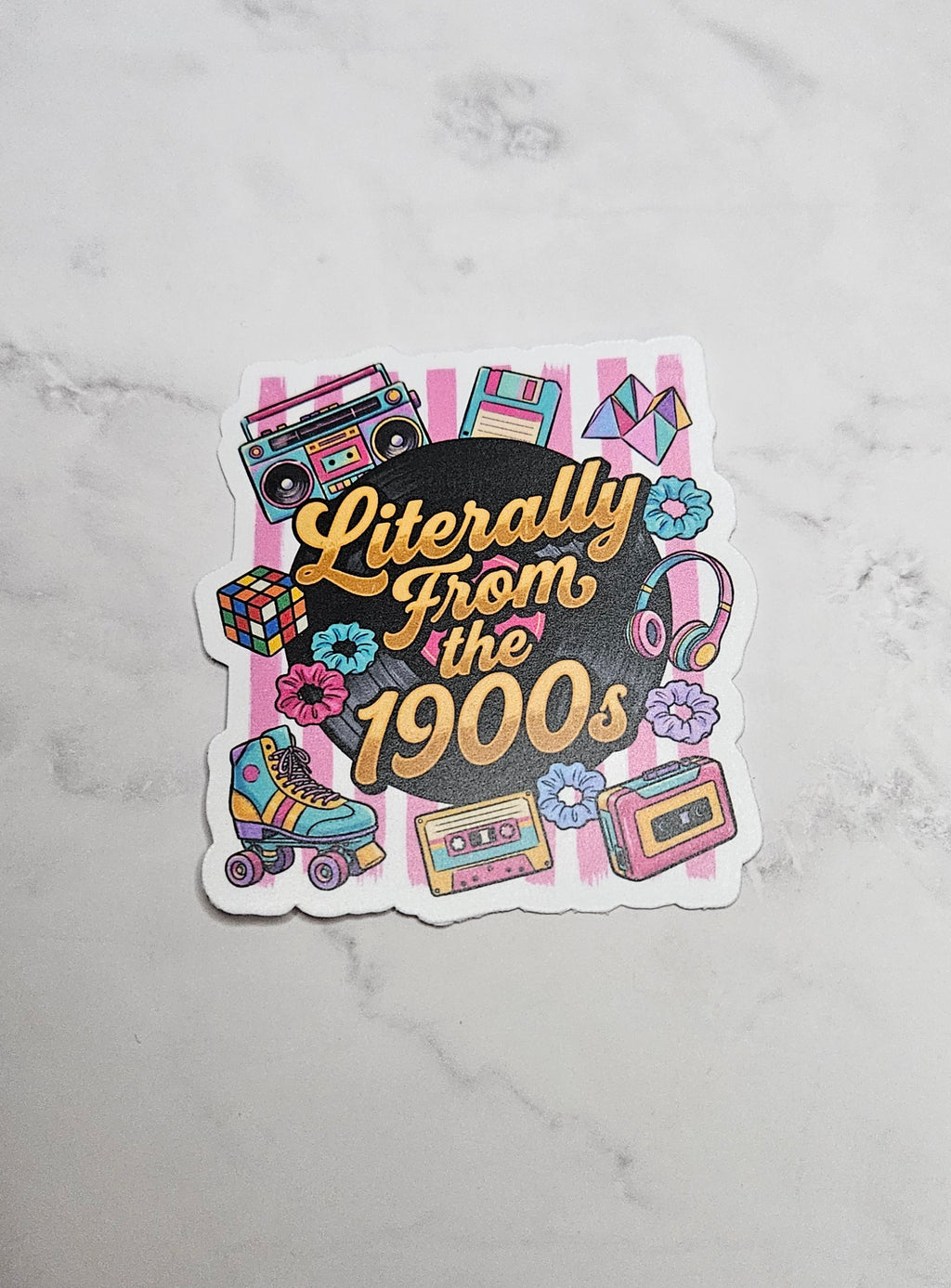1900's Vinyl Sticker