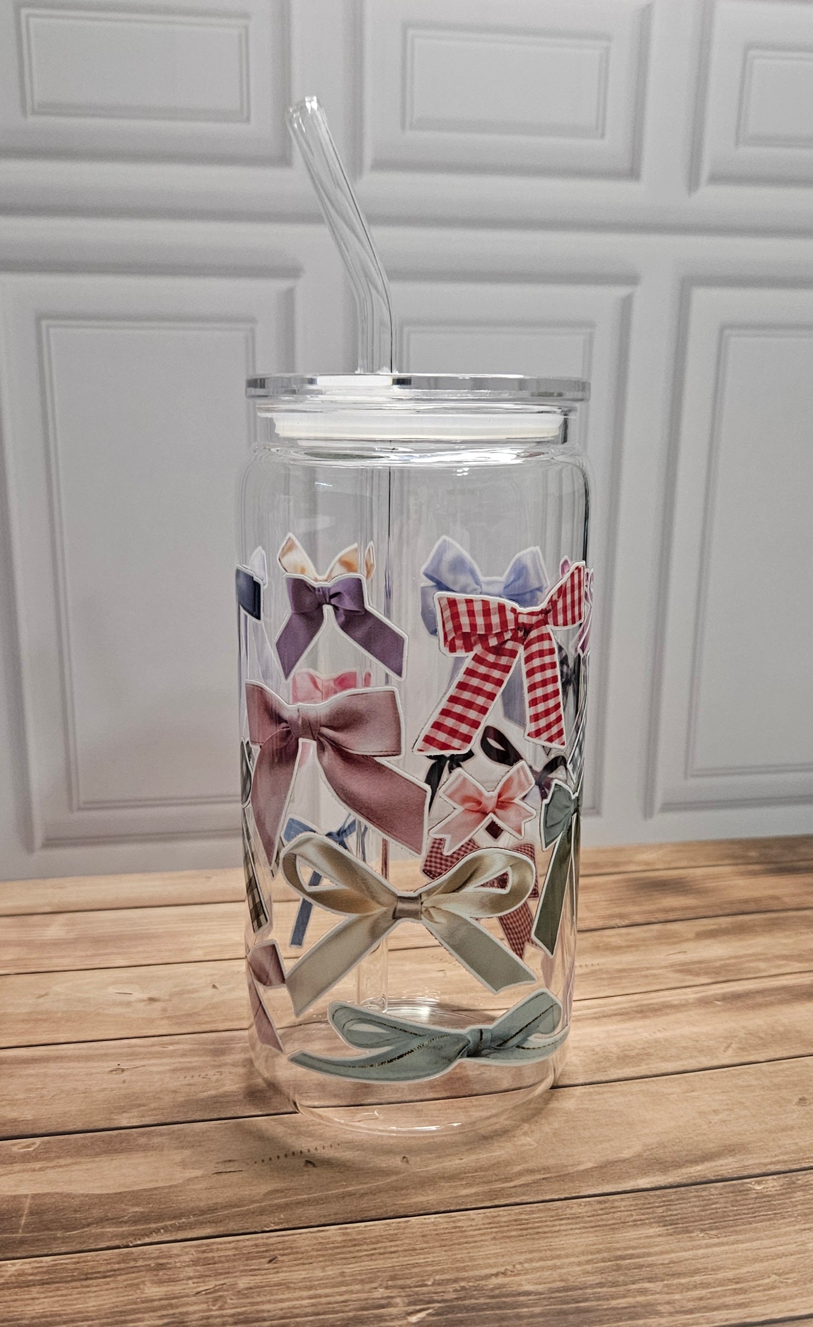 Bow Obsessed Glass Cup
