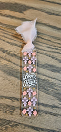 Love like Jesus acrylic bookmark
