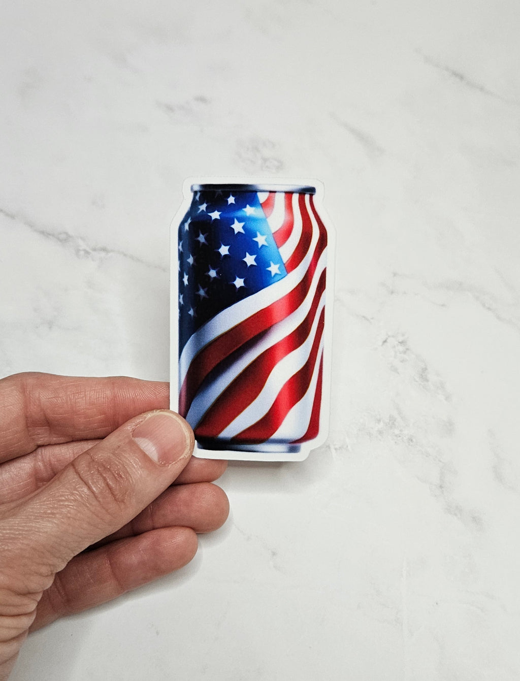 Stars & Stripes Soda Vinyl Sticker