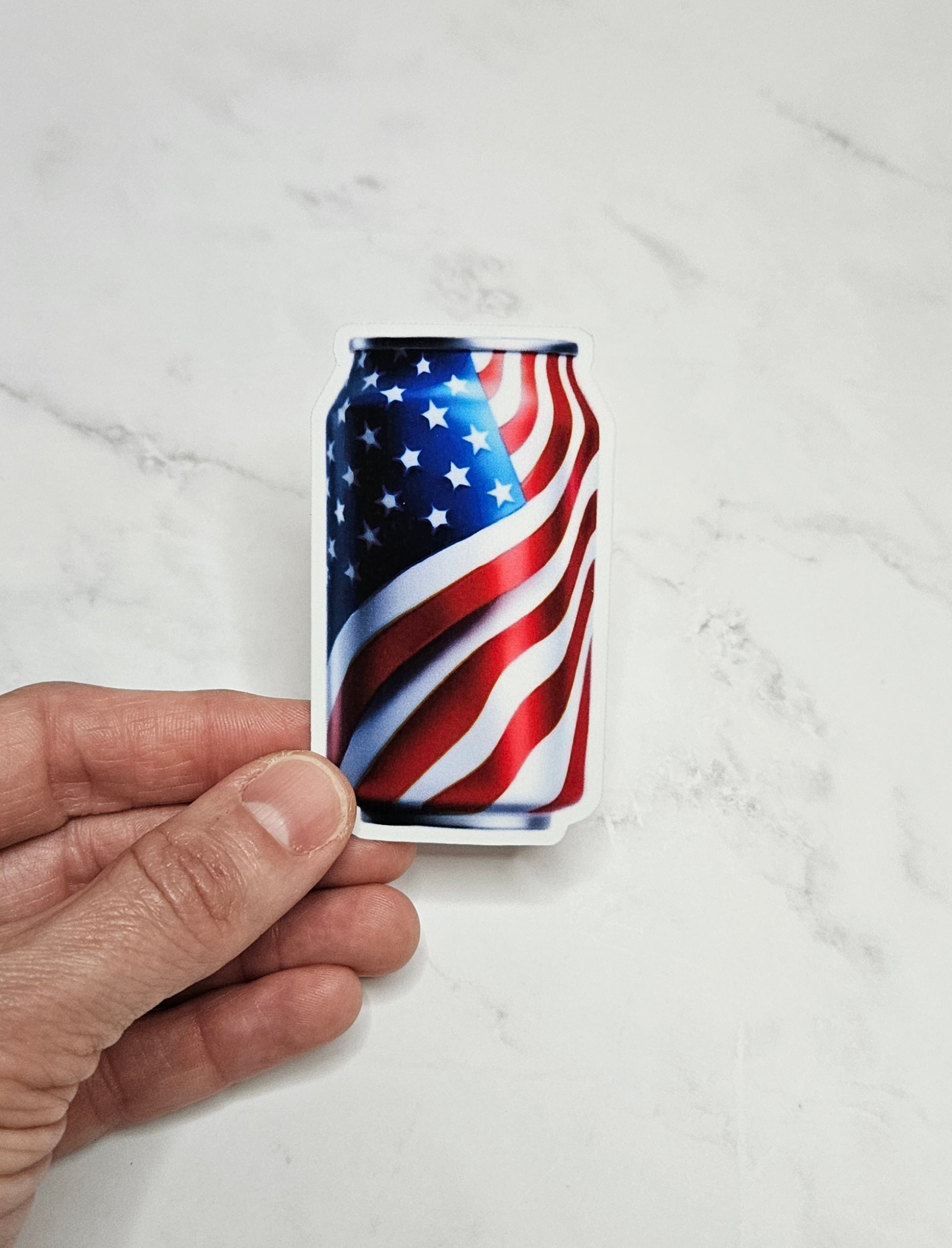 Stars & Stripes Soda Vinyl Sticker