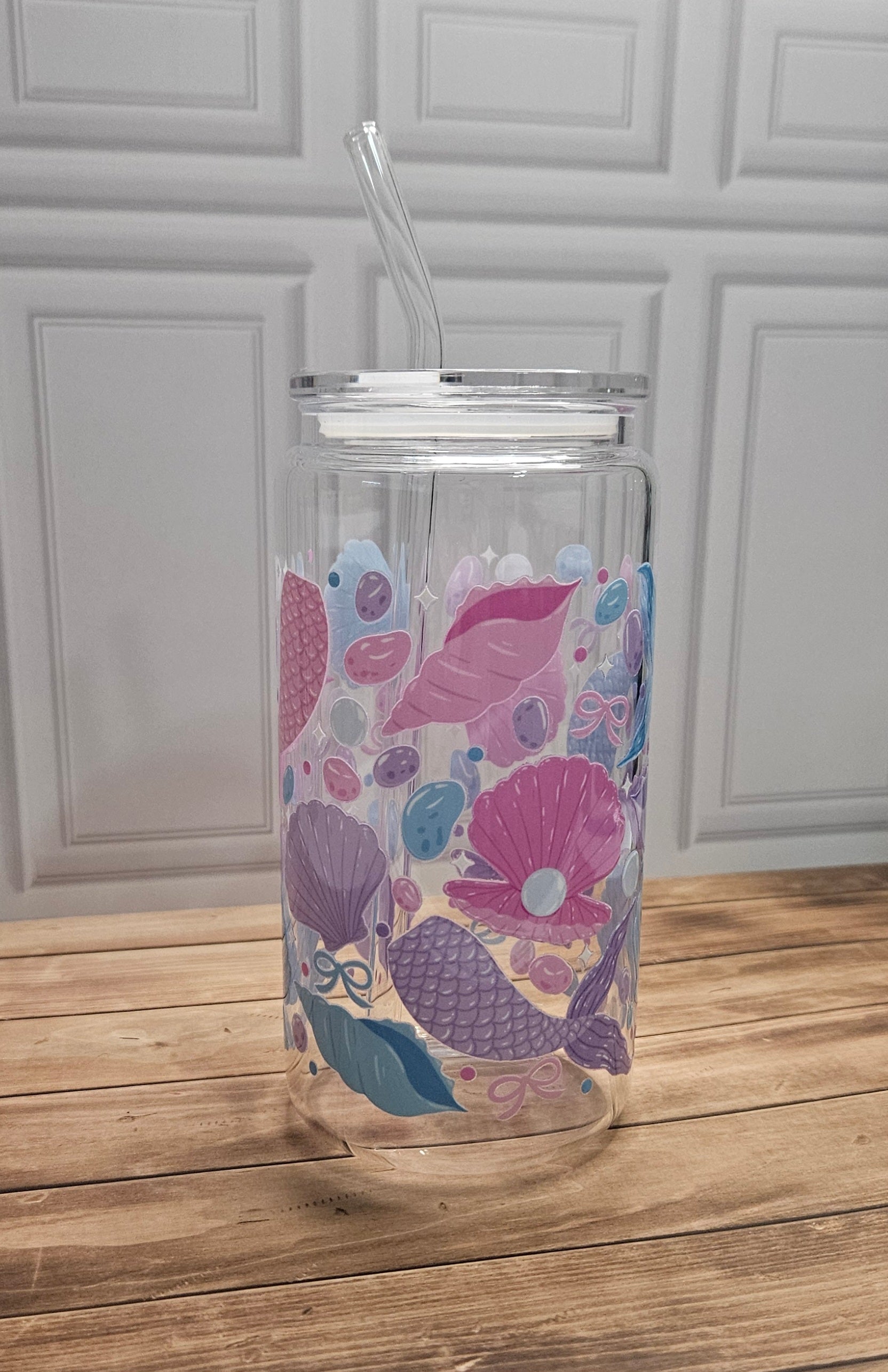 Under the Sea Glass Cup