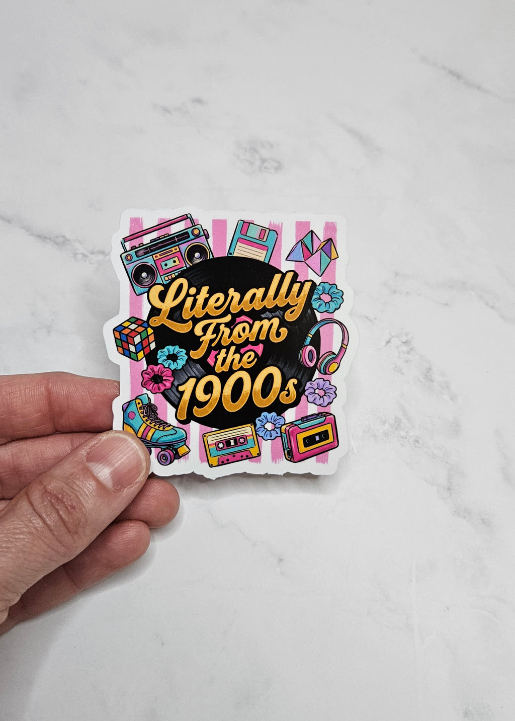 1900's Vinyl Sticker