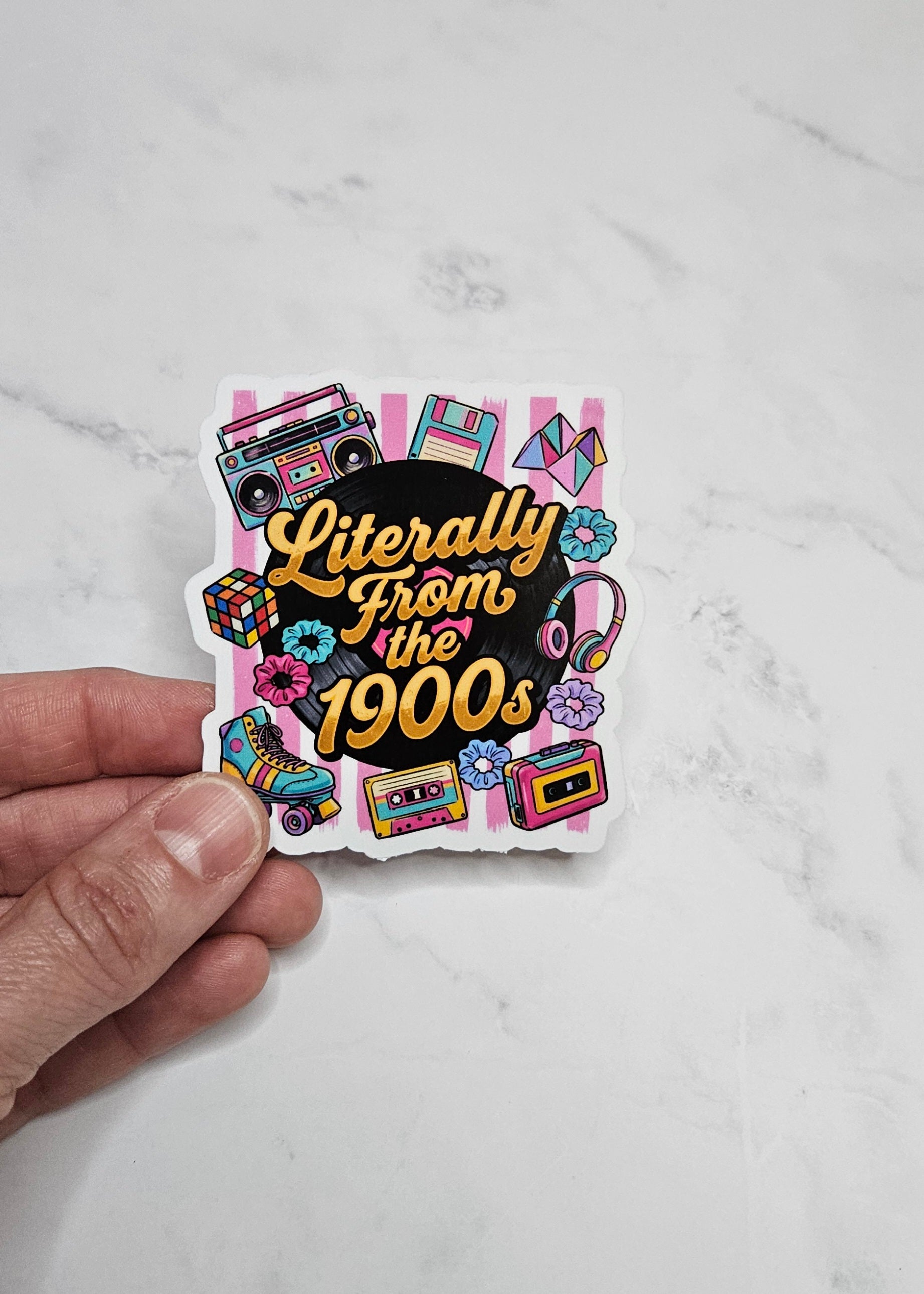 1900's Vinyl Sticker