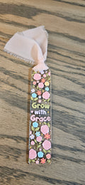 Grow with Grace acrylic bookmark