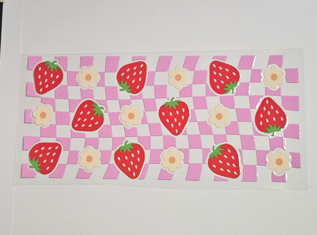 Strawberry Fields Glass Cup