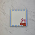 Cherry Stripe Notepad