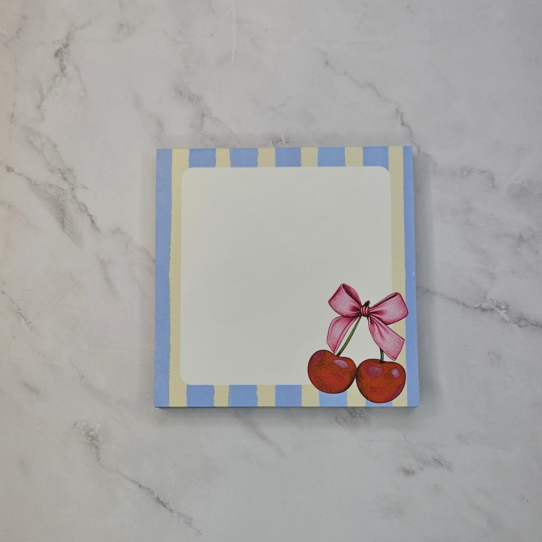 Cherry Stripe Notepad