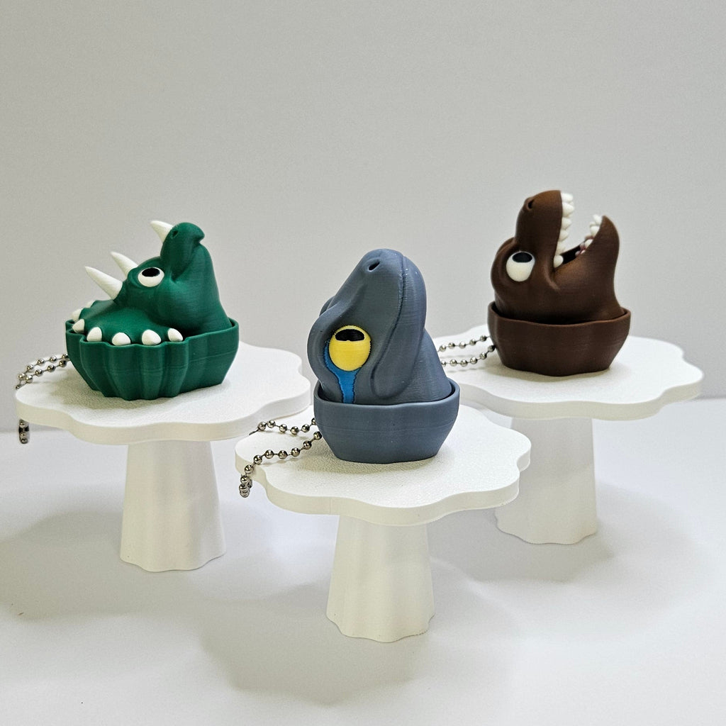 Dinosaur Clicker Keychain