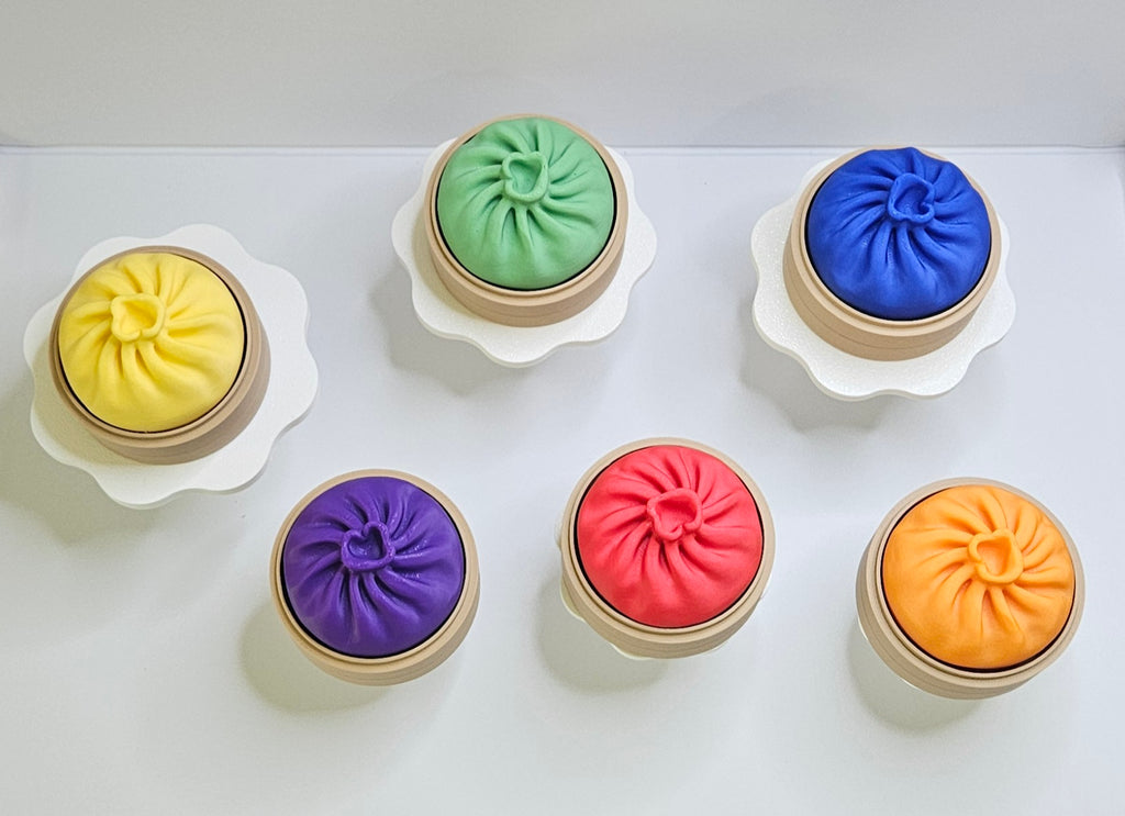 Bao Bun Clicker Keychain