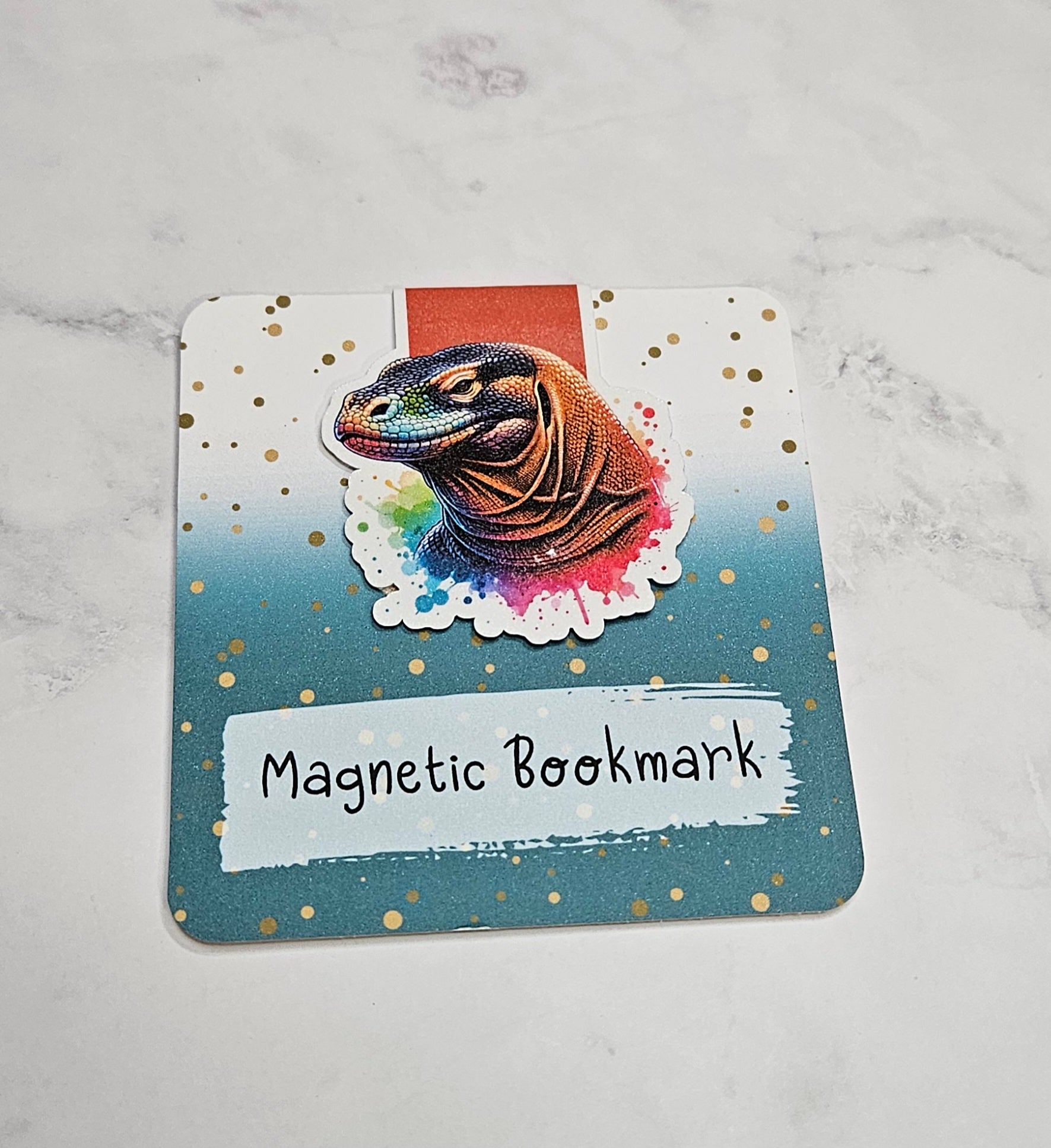 Colorful Komodo Magnetic Bookmark