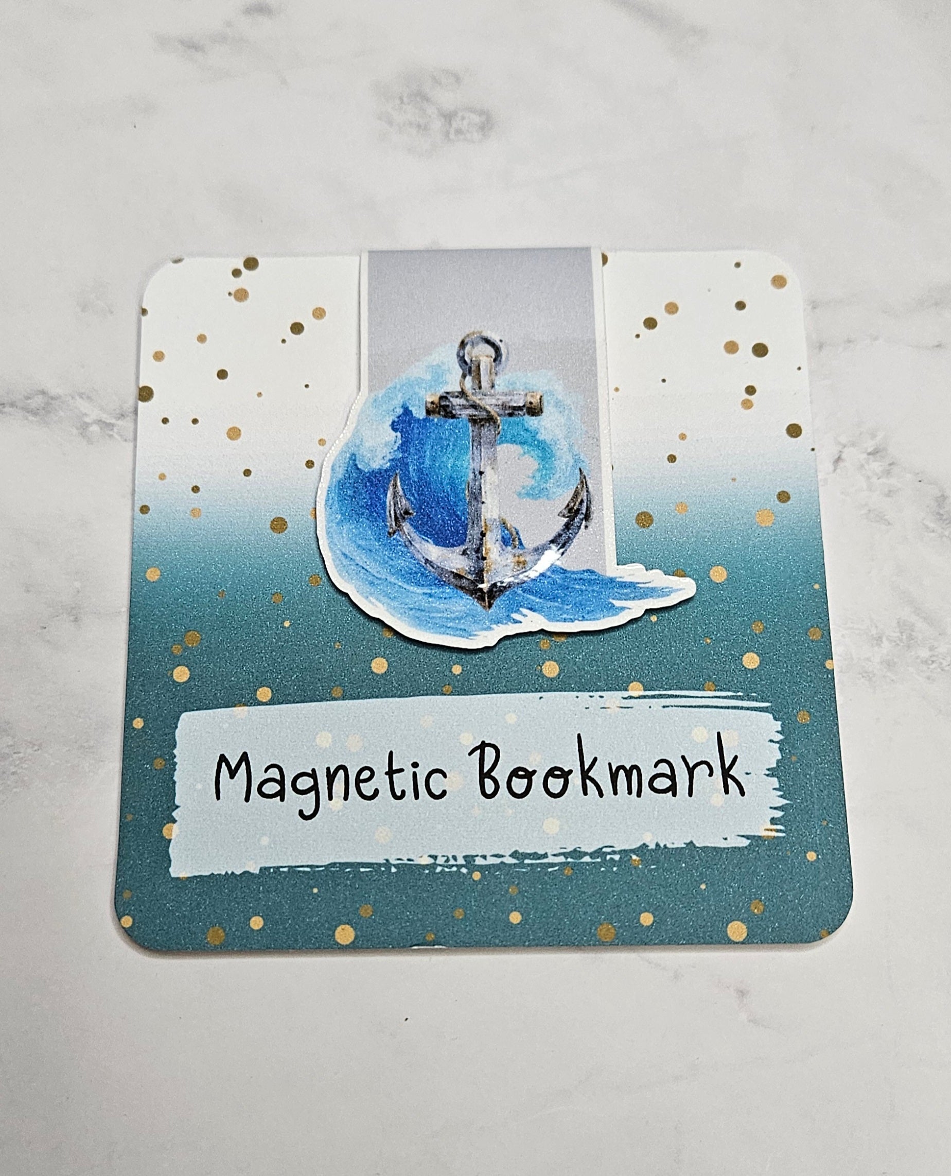 Anchored Waves Magnetic Bookmark