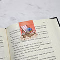 Beachy Bookworm Magnetic Bookmark